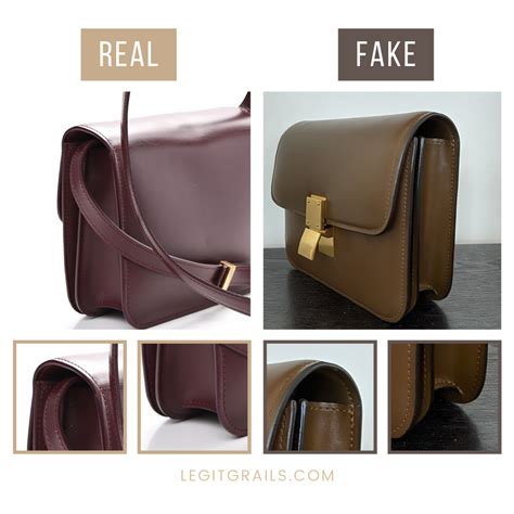 celine box bag real vs fake|signs of a celine bag.